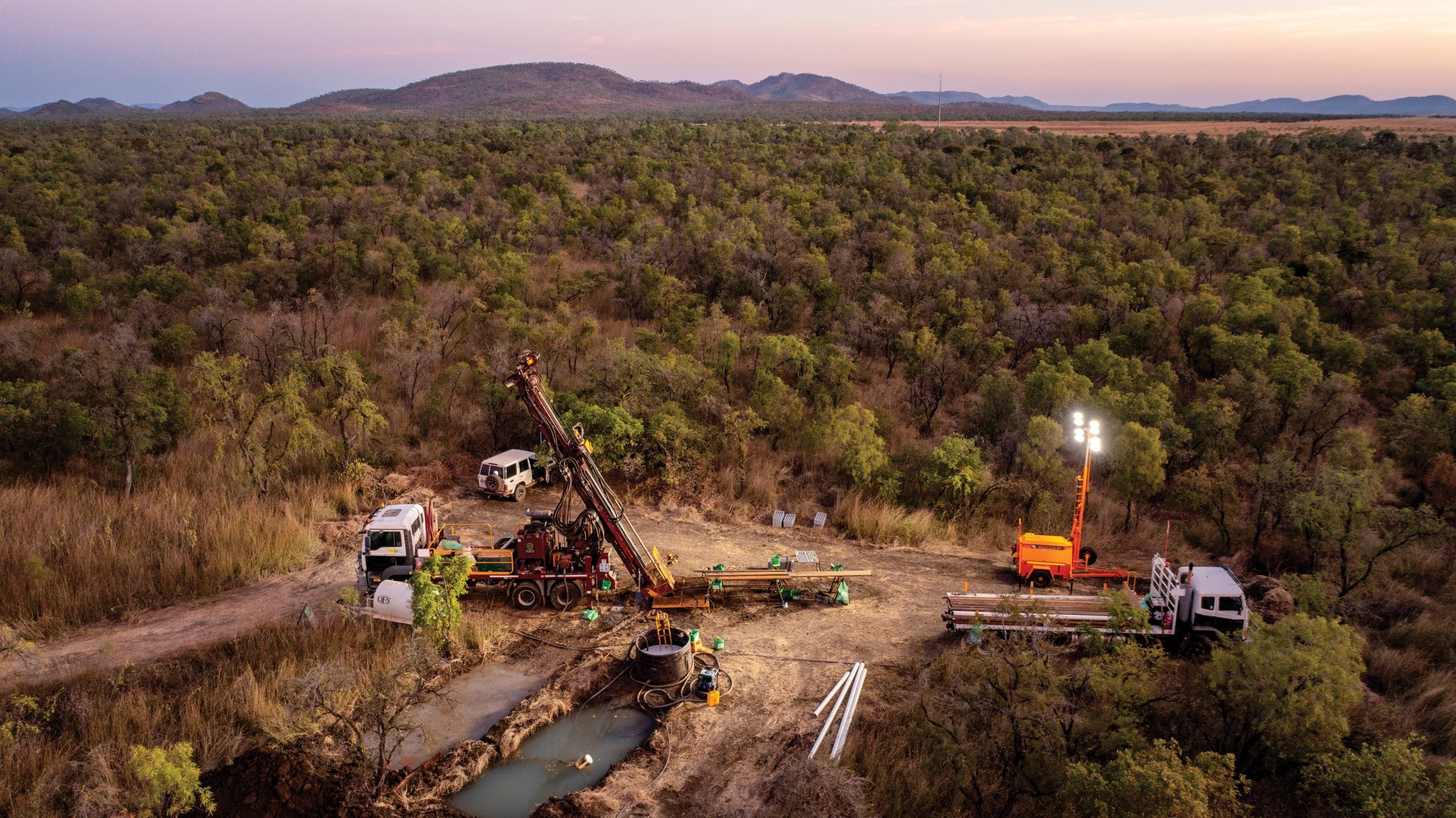 Drilling At Sorby Hills Project